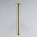 Round Vertical Shower Arm 300mm French Gold PRY001-FG