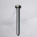 Round Vertical Shower Arm 300mm Gunmetal PRY001-GM
