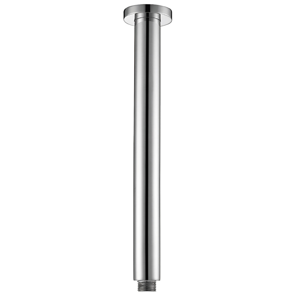 Round Vertical Shower Arm 300mm PRY001 - Bathroom Hub