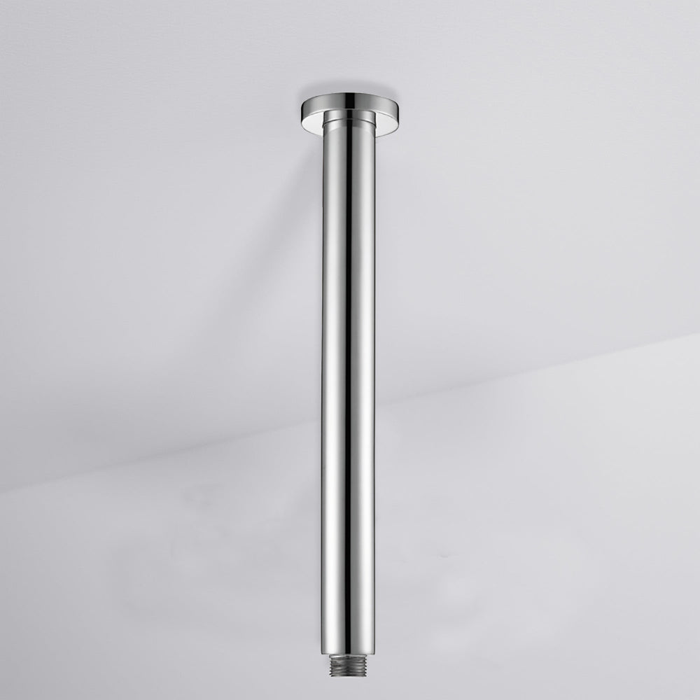 Round Vertical Shower Arm 300mm PRY001 - Bathroom Hub