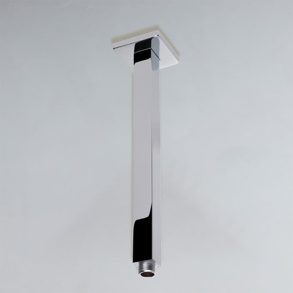 Square Vertical Ceiling Shower Arm 610mm PRY002B - Bathroom Hub