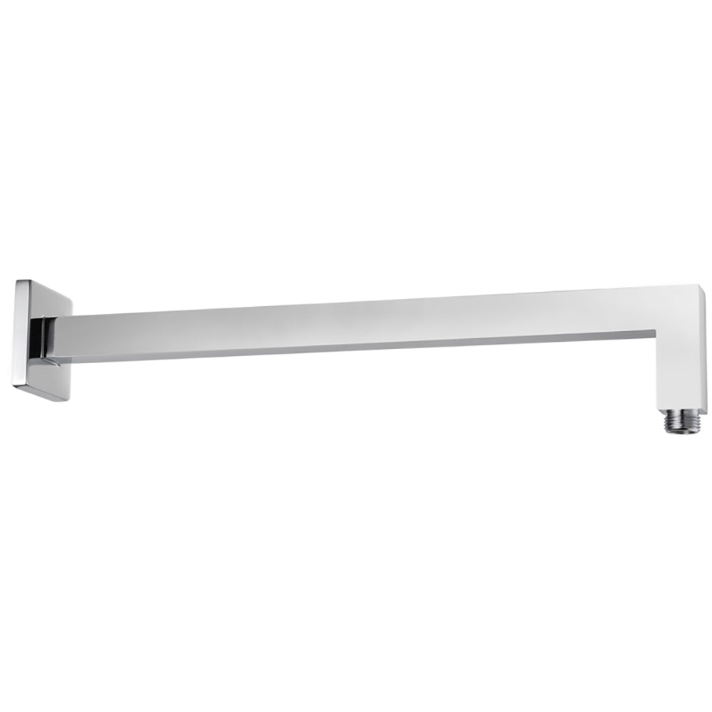 Square Horizontal Wall Mounted Shower Arm 400mm PRY003