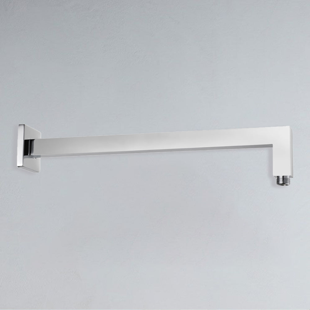 Square Horizontal Wall Mounted Shower Arm 400mm PRY003