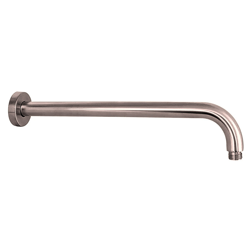 Round Horizontal Shower Arm 400mm Brush Bronze PRY006-BB