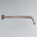 Round Horizontal Shower Arm 400mm Brush Bronze PRY006-BB