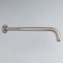 Round Horizontal Shower Arm 400mm Brushed Nickel PRY006-BN