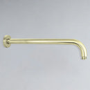 Round Horizontal Shower Arm 400mm French Gold PRY006-FG