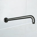 Round Horizontal Shower Arm 400mm Gunmetal PRY006-GM
