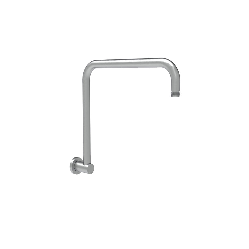 Round Rectangle Cured Shower Arm Gun Metal