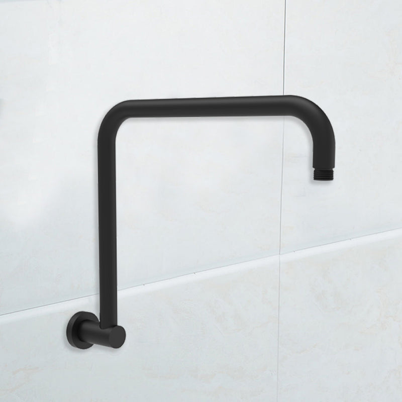 Round Rectangle Cured Shower Arm Matt Black