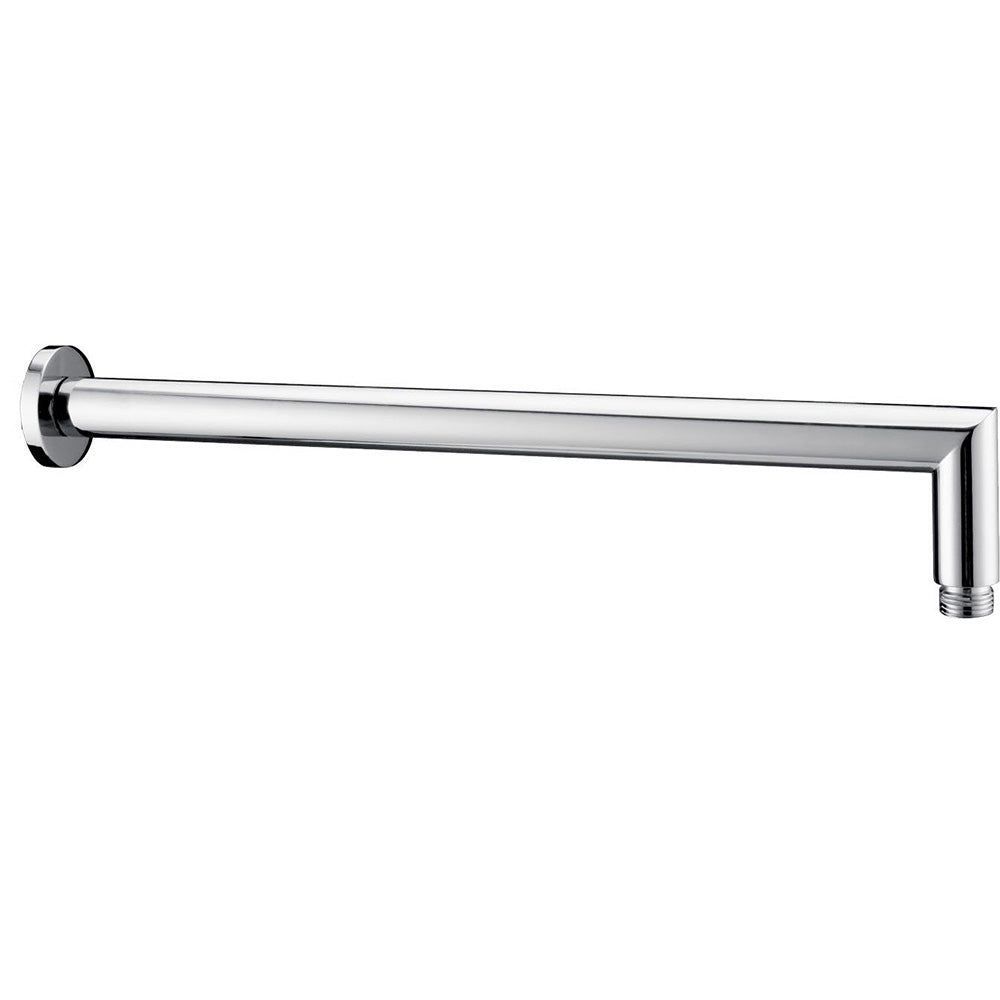 Round Horizontal Shower Arm 400mm Chrome PRY103 - Bathroom Hub