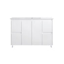  PVC Freestanding White Bathroom Vanity