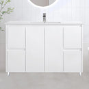  PVC Freestanding White Bathroom Vanity