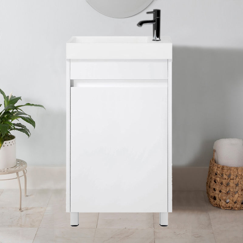 Freestanding White  Bathroom Vanity PS400 In Sydney