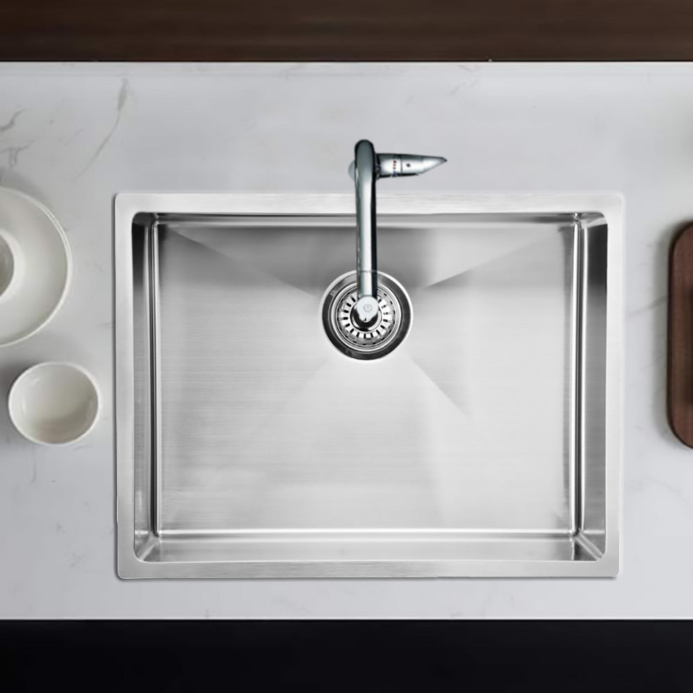 Eden Single Bowl Kitchen Sink 580 x 440mm PS540R - Bathroom Hub