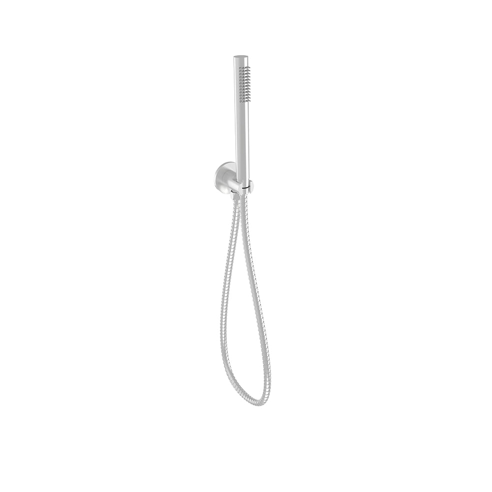 Tube Hand Shower on Bracket Brushed Nickel PSH003-2BN - Bathroom Hub