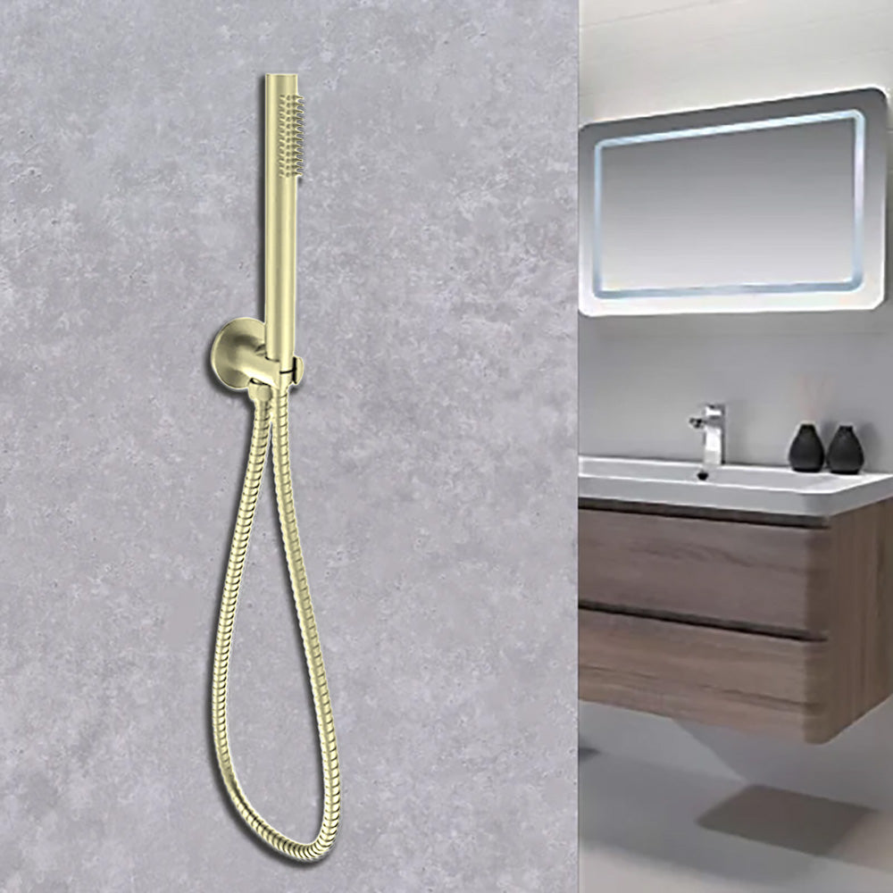 Tube Hand Shower on Bracket French Gold PSH003-2FG