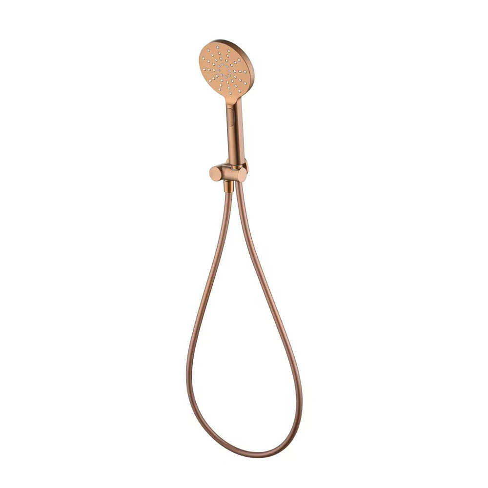 Otus Hand Shower on Bracket Brush Copper PSH036-1BC - Bathroom Hub