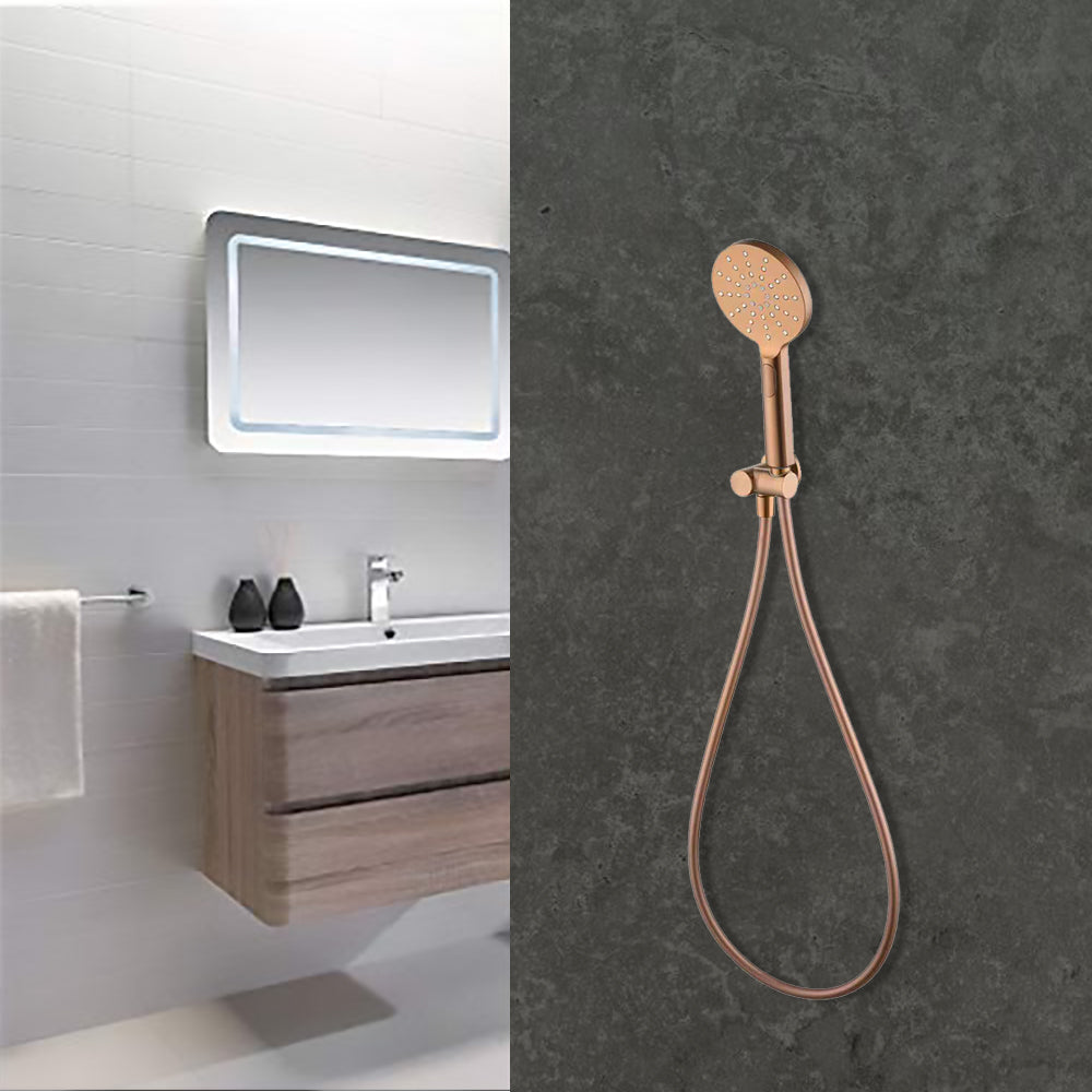 Otus Hand Shower on Bracket Brush Copper PSH036-1BC - Bathroom Hub