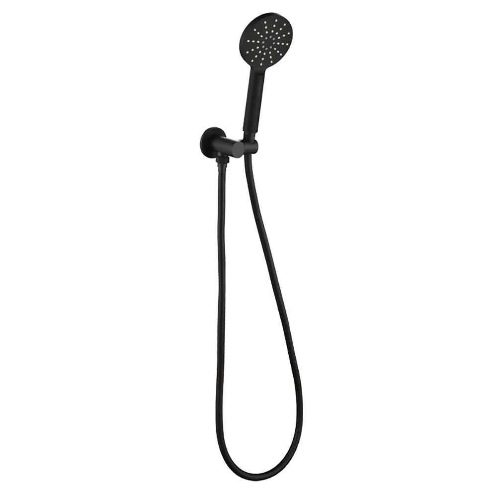 Cora Hand Shower on Bracket Matt Black PSH036-1B - Bathroom Hub
