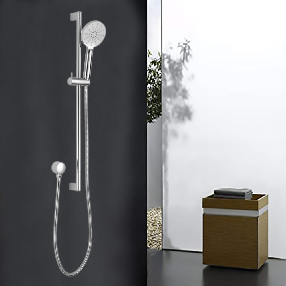Cora Sliding Shower Rail Chrome PSH036 - Bathroom Hub