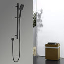 Eden Sliding Shower Rail Matt Black PSH037-B