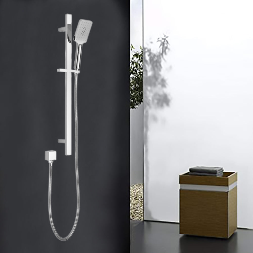Eden Sliding Shower Rail Chrome PSH037 - Bathroom Hub
