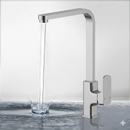 Eden Sink Mixer Brushed Nickel PSL1001LF-BN - Bathroom Hub