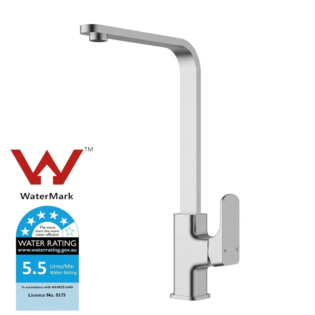 Eden Sink Mixer Brushed Nickel PSL1001LF-BN - Bathroom Hub