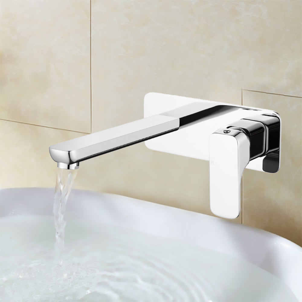 Eden Wall Basin Mixer Chrome PSL3003LF - Bathroom Hub
