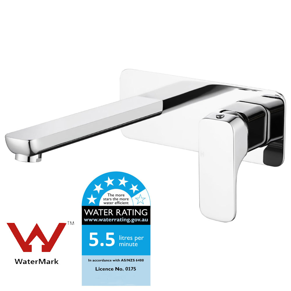 Eden Wall Basin Mixer Chrome PSL3003LF - Bathroom Hub