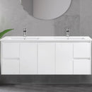 Wall Hung White Bathroom Vanity