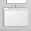 Wall Hung White Bathroom Vanity PWH750L In Sydney 