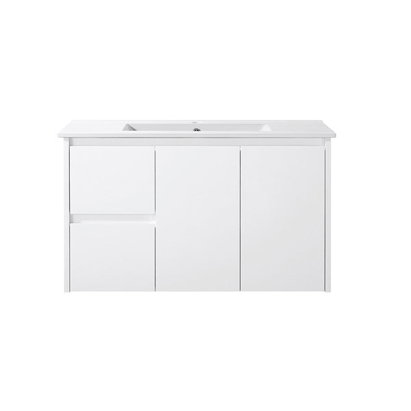 Wall Hung White Bathroom Vanity PWH900L In Sydney 