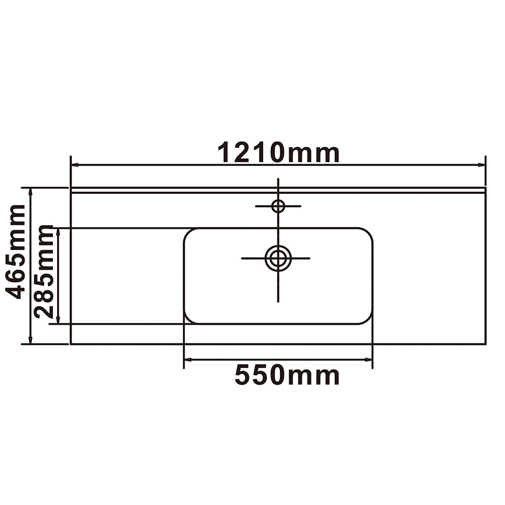 Resin Basin RB1200MB - Bathroom Hub