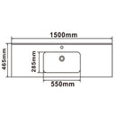 Resin Basin RB1500MW - Bathroom Hub