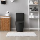 Rimless Tornado Quiet Flush Toilet Suite Matt Black - Neilson- bathroom hub online