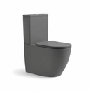 Rimless Tornado Quiet Flush Toilet Suite Matt Grey - Neilson- bathroom hub online