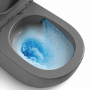 Rimless Tornado Quiet Flush Toilet Suite Matt Grey - Neilson- bathroom hub online