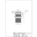 Antique Brass Basin Waste No Over Flow S04-1F