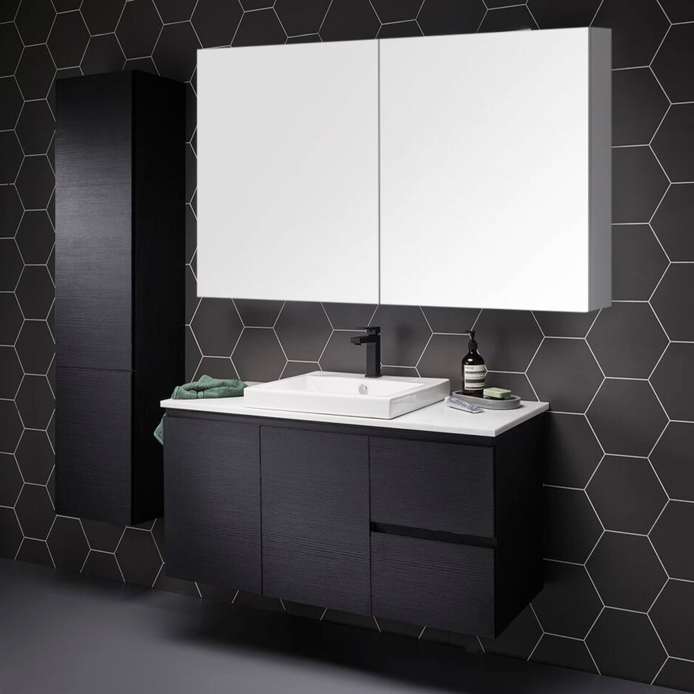 Shaving Cabinet White PC900 - Bathroom Hub