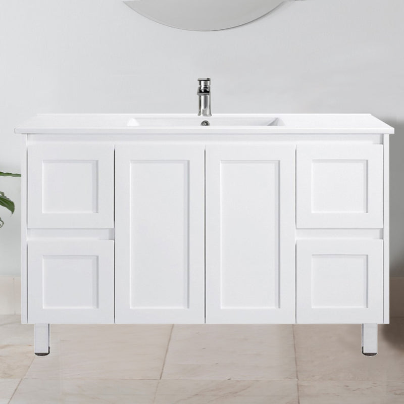  Hampton Style Freestanding White Bathroom Vanity In Sydney 