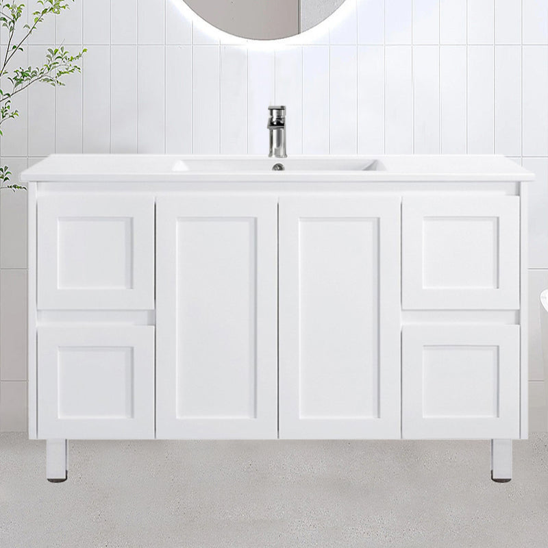  Hampton Style Freestanding White Bathroom Vanity In Sydney 