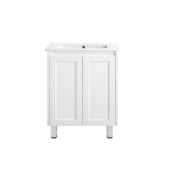 Hampton Style Freestanding White Bathroom Vanity SH600