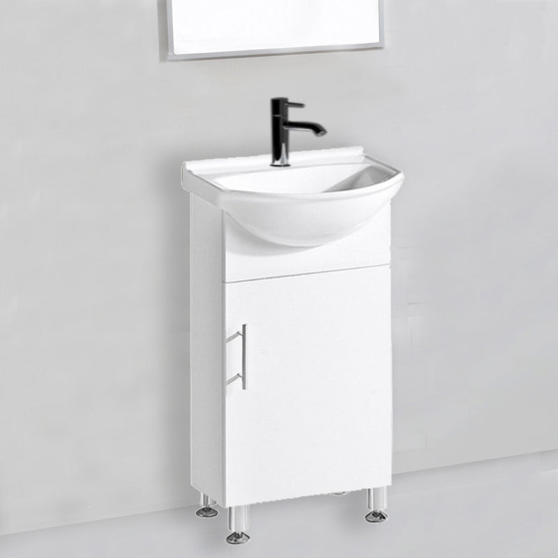 Semi-Recessed Freestanding Bathroom Vanity In Sydney