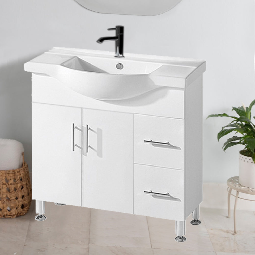 Freestanding White Bathroom Vanity SR900R In Sydney