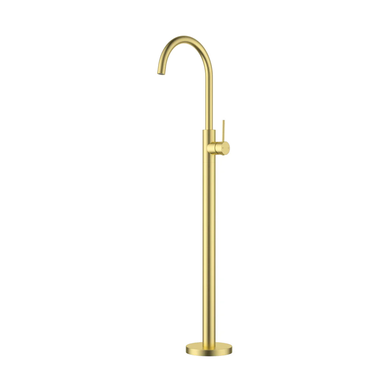 Otus Slimline Freestanding Bath Mixer Brushed Gold SSBF20702-BG - Bathroom Hub