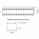 SlimlineTileInsertShowerDrainMattBlack300-3000x100x21mm2 bathroom hub