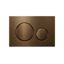 Stainless Steel Round Flush Buttons for Geberit SIG40-AB, Antique Brass-bathroom hub onine