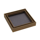 Square Tile 2-in-1 Floor Waste, 88mm Outlet, TIW85DAB-AB Antique Brass- bathroom hub online
